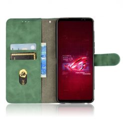 Lacné Kryty | Peňaženkové puzdro Solid zelené – Asus ROG Phone 6 / 6D / 6D Ultimate | Lacné Kryty