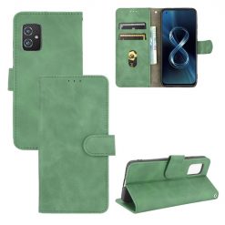 Lacné Kryty | Peňaženkové puzdro Solid zelené – Asus Zenfone 8 | Lacné Kryty