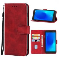 Lacné Kryty | Peňaženkové puzdro Splendid case červené – Alcatel 1 2021 | Lacné Kryty