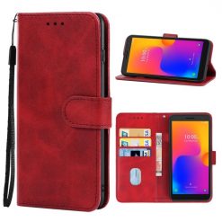 Lacné Kryty | Peňaženkové puzdro Splendid case červené – Alcatel 1B 2022 | Lacné Kryty
