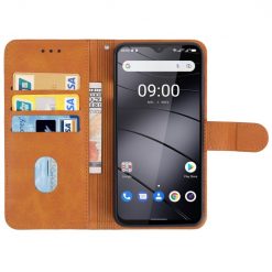 Lacné Kryty | Peňaženkové puzdro Splendid case hnedé – Gigaset GS5 | Lacné Kryty