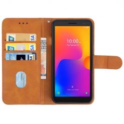 Peňaženkové puzdro Splendid case hnedé – Alcatel 1B 2022 | Lacné Kryty Lacné Kryty | Peňaženkové puzdro Splendid case hnedé – Alcatel 1B 2022 | Lacné Kryty
