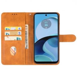Lacné Kryty | Peňaženkové puzdro Splendid case hnedé – Motorola Moto G14 | Lacné Kryty