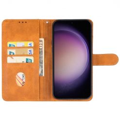 Peňaženkové puzdro Splendid case hnedé – Samsung Galaxy S23 FE | Lacné Kryty Lacné Kryty | Peňaženkové puzdro Splendid case hnedé – Samsung Galaxy S23 FE | Lacné Kryty