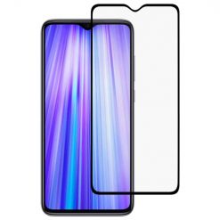 Tvrdené sklo 5D Premium celopovrchové 9H čierne – Xiaomi Redmi Note 8 Pro
