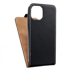 Lacné Kryty | Vyklápacie flipové puzdro Flip Flexi čierne – Apple iPhone 15 | Lacné Kryty