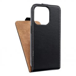 Lacné Kryty | Vyklápacie flipové puzdro Flip Flexi čierne – Apple iPhone 15 Pro | Lacné Kryty