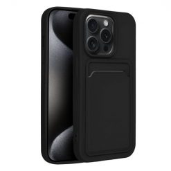 Lacné Kryty | Zadný kryt Card Case čierny – Apple iPhone 15 Pro | Lacné Kryty