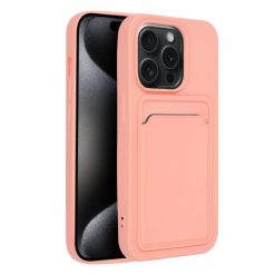 Lacné Kryty | Zadný kryt Card Case ružový – Apple iPhone 15 Pro | Lacné Kryty