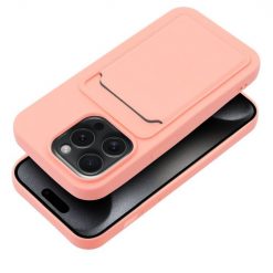 Lacné Kryty | Zadný kryt Card Case ružový – Apple iPhone 15 Pro | Lacné Kryty