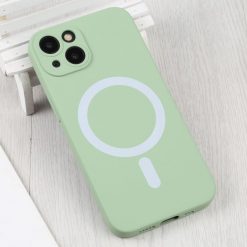 Zadný kryt Magsafe Candy Case bledozelený – Apple iPhone 15 Plus | Lacné Kryty Lacné Kryty | Zadný kryt Magsafe Candy Case bledozelený – Apple iPhone 15 Plus | Lacné Kryty