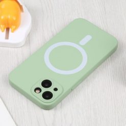 Zadný kryt Magsafe Candy Case bledozelený – Apple iPhone 15 Plus | Lacné Kryty Lacné Kryty | Zadný kryt Magsafe Candy Case bledozelený – Apple iPhone 15 Plus | Lacné Kryty