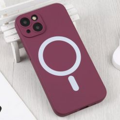 Lacné Kryty | Zadný kryt Magsafe Candy Case bordový – Apple iPhone 15 Plus | Lacné Kryty