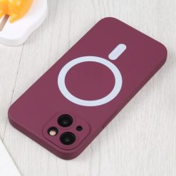 Lacné Kryty | Zadný kryt Magsafe Candy Case bordový – Apple iPhone 15 Plus | Lacné Kryty