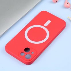 Zadný kryt Magsafe Candy Case červený – Apple iPhone 15 Plus | Lacné Kryty Lacné Kryty | Zadný kryt Magsafe Candy Case červený – Apple iPhone 15 Plus | Lacné Kryty