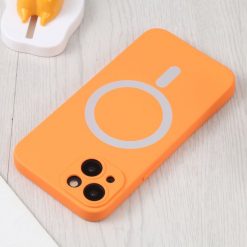 Zadný kryt Magsafe Candy Case oranžový – Apple iPhone 15 Plus | Lacné Kryty Lacné Kryty | Zadný kryt Magsafe Candy Case oranžový – Apple iPhone 15 Plus | Lacné Kryty