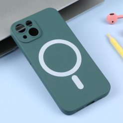 Lacné Kryty | Zadný kryt Magsafe Candy Case tmavozelený – Apple iPhone 15 Plus | Lacné Kryty