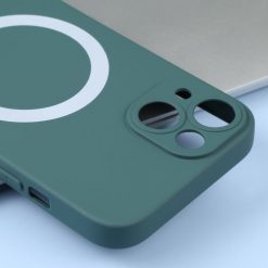 Lacné Kryty | Zadný kryt Magsafe Candy Case tmavozelený – Apple iPhone 15 Plus | Lacné Kryty