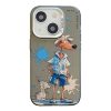 Lacné Kryty | Zadný kryt na mobil Oil Painting case Pes Motorkár – Apple iPhone 15 | Lacné Kryty