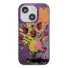 Lacné Kryty | Zadný kryt na mobil Oil Painting case Usmievavá mačka – Apple iPhone 15 | Lacné Kryty