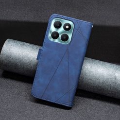 Knižkové puzdro Rhombus modré – Honor X6a | Lacné Kryty Lacné Kryty | Knižkové puzdro Rhombus modré – Honor X6a | Lacné Kryty