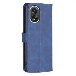 Lacné Kryty | Knižkové puzdro Rhombus modré – Oppo A38 | Lacné Kryty