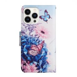 Knižkové puzdro Trendy Cross case Fialový motýľ – Apple iPhone 15 Pro Max | Lacné Kryty Lacné Kryty | Knižkové puzdro Trendy Cross case Fialový motýľ – Apple iPhone 15 Pro Max | Lacné Kryty