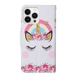 Lacné Kryty | Knižkové puzdro Trendy Cross case Jednorožec – Apple iPhone 15 Pro Max | Lacné Kryty