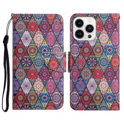 Lacné Kryty | Knižkové puzdro Trendy Cross case Kaleidoskop – Apple iPhone 15 Pro Max | Lacné Kryty