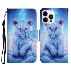Lacné Kryty | Knižkové puzdro Trendy Cross case Leopard – Apple iPhone 15 Pro | Lacné Kryty