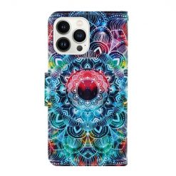 Lacné Kryty | Knižkové puzdro Trendy Cross case Mandala – Apple iPhone 15 Pro Max | Lacné Kryty