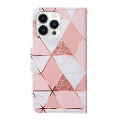 Lacné Kryty | Knižkové puzdro Trendy Cross case Mramor – Apple iPhone 15 Pro Max | Lacné Kryty