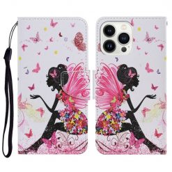 Lacné Kryty | Knižkové puzdro Trendy Cross case Víla – Apple iPhone 15 Pro Max | Lacné Kryty