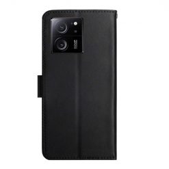 Lacné Kryty | Kožené puzdro Business leather case čierne – Xiaomi 13T / 13T Pro | Lacné Kryty