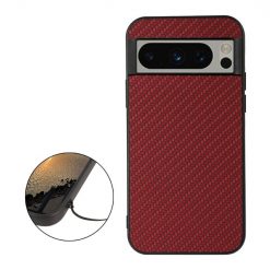Lacné Kryty | Kryt Carbon Fiber červený – Google Pixel 8 Pro | Lacné Kryty