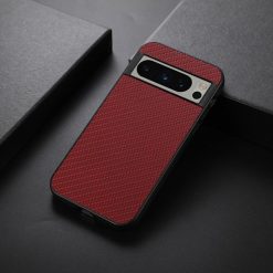 Lacné Kryty | Kryt Carbon Fiber červený – Google Pixel 8 Pro | Lacné Kryty