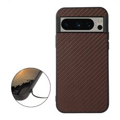 Lacné Kryty | Kryt Carbon Fiber hnedý – Google Pixel 8 Pro | Lacné Kryty
