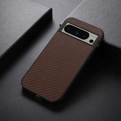 Lacné Kryty | Kryt Carbon Fiber hnedý – Google Pixel 8 Pro | Lacné Kryty