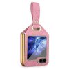Lacné Kryty | Kryt Strap Case čierny s ochranou na vonkajší displej – Samsung Galaxy Z Flip 5 | Lacné Kryty