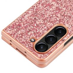 Lacné Kryty | Ligotavý kryt Glitter Case ružový – Samsung Galaxy Z Fold 5 | Lacné Kryty