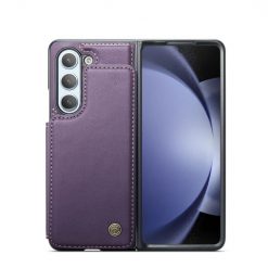 Multifunkčné peňaženkové puzdro CaseMe Business case fialové – Samsung Galaxy Z Fold 5 | Lacné Kryty Lacné Kryty | Multifunkčné peňaženkové puzdro CaseMe Business case fialové – Samsung Galaxy Z Fold 5 | Lacné Kryty
