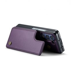 Multifunkčné peňaženkové puzdro CaseMe Business case fialové – Samsung Galaxy Z Fold 5 | Lacné Kryty Lacné Kryty | Multifunkčné peňaženkové puzdro CaseMe Business case fialové – Samsung Galaxy Z Fold 5 | Lacné Kryty