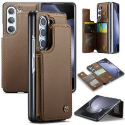 Multifunkčné peňaženkové puzdro CaseMe Business case hnedé – Samsung Galaxy Z Fold 5 | Lacné Kryty Lacné Kryty | Multifunkčné peňaženkové puzdro CaseMe Business case hnedé – Samsung Galaxy Z Fold 5 | Lacné Kryty