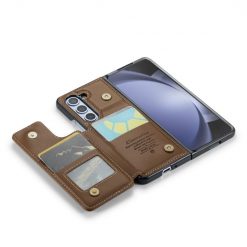 Multifunkčné peňaženkové puzdro CaseMe Business case hnedé – Samsung Galaxy Z Fold 5 | Lacné Kryty Lacné Kryty | Multifunkčné peňaženkové puzdro CaseMe Business case hnedé – Samsung Galaxy Z Fold 5 | Lacné Kryty