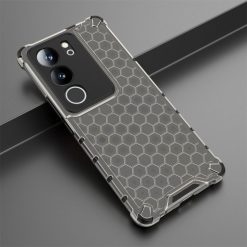 Lacné Kryty | Odolný kryt Honeycomb Armor čierny – Vivo V29 | Lacné Kryty
