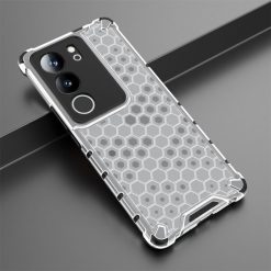 Lacné Kryty | Odolný kryt Honeycomb Armor transparentný – Vivo V29 | Lacné Kryty