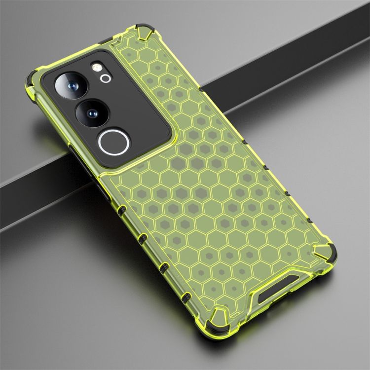 Odolný kryt Honeycomb Armor zelený – Vivo V29 | Lacné Kryty Lacné Kryty | Odolný kryt Honeycomb Armor zelený – Vivo V29 | Lacné Kryty