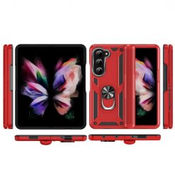 Lacné Kryty | Odolný Kryt Ring Armor case červený – Samsung Galaxy Z Fold 5 | Lacné Kryty