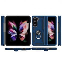 Lacné Kryty | Odolný Kryt Ring Armor case modrý – Samsung Galaxy Z Fold 5 | Lacné Kryty