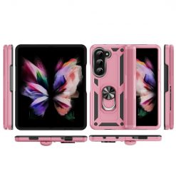 Odolný Kryt Ring Armor case ružový – Samsung Galaxy Z Fold 5 | Lacné Kryty Lacné Kryty | Odolný Kryt Ring Armor case ružový – Samsung Galaxy Z Fold 5 | Lacné Kryty